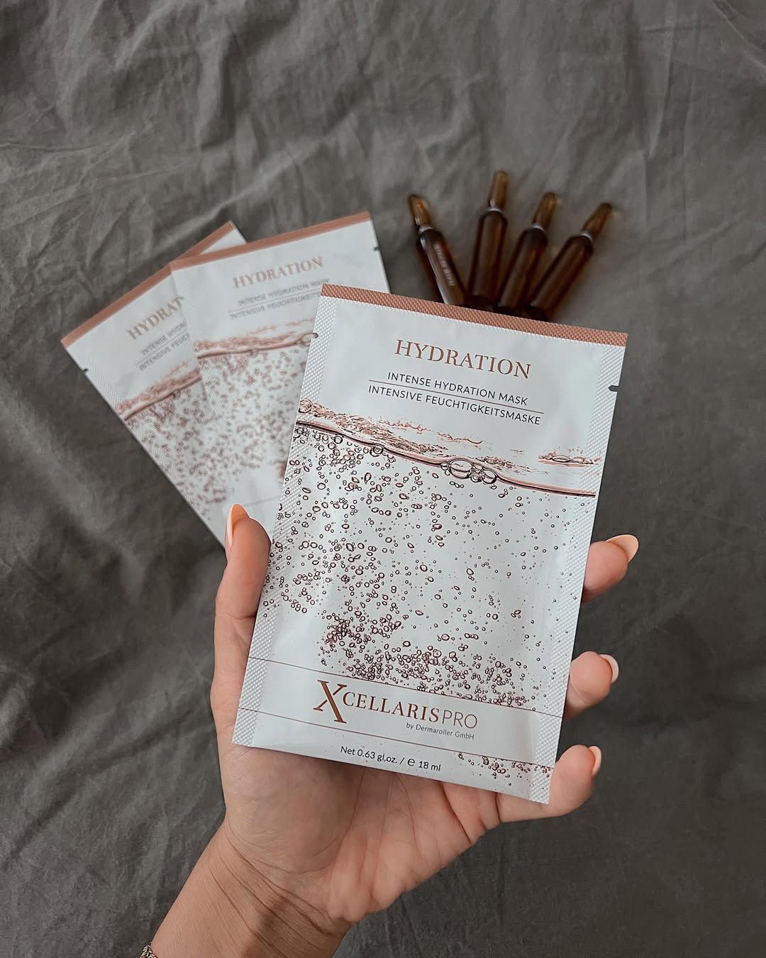 Xcellaris Pro Intense Hydration Mask og ampuller